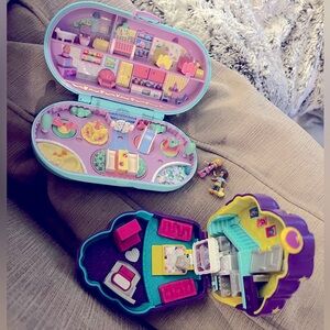 Vintage 1992 Polly Pocket Playground & Cupcake Set